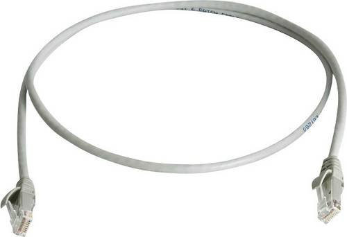 Telegärtner RJ45 Patchkabel CAT 6 U/UTP Ethernet LAN Grau, 25,00 m - Bild 1