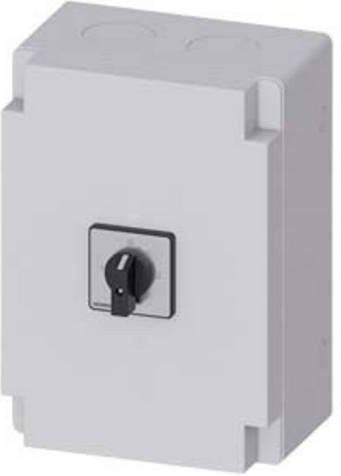 Siemens Lasttrennschalter Schwarz 3polig 63A 35mm² 690 V/AC 3LD25667UB01 - Bild 1