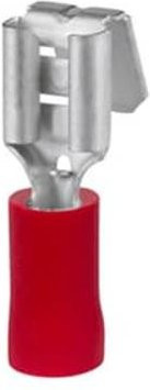 ABB Flachsteckhülse 7TCA301310R0050 in Rot aus Messing - Bild 1