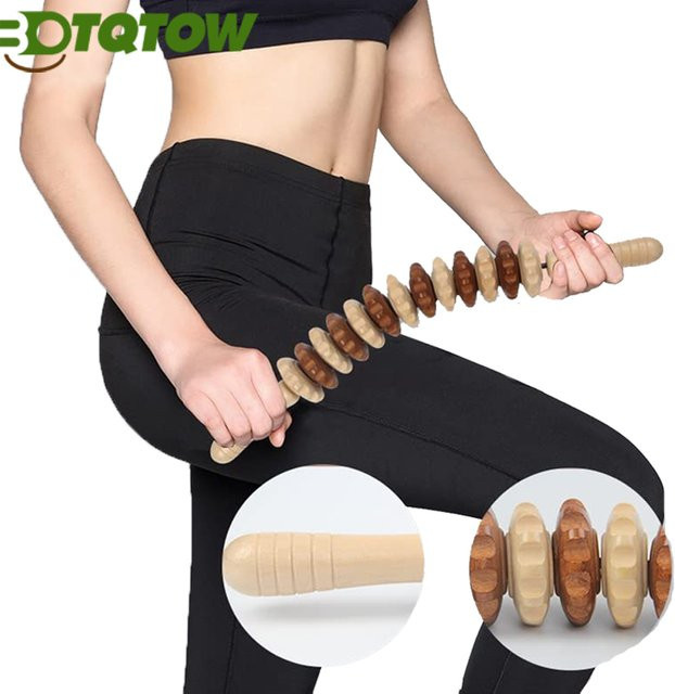 BOTQTOW Holz-Cellulite-Massagegerät, Unisex - Bild 1