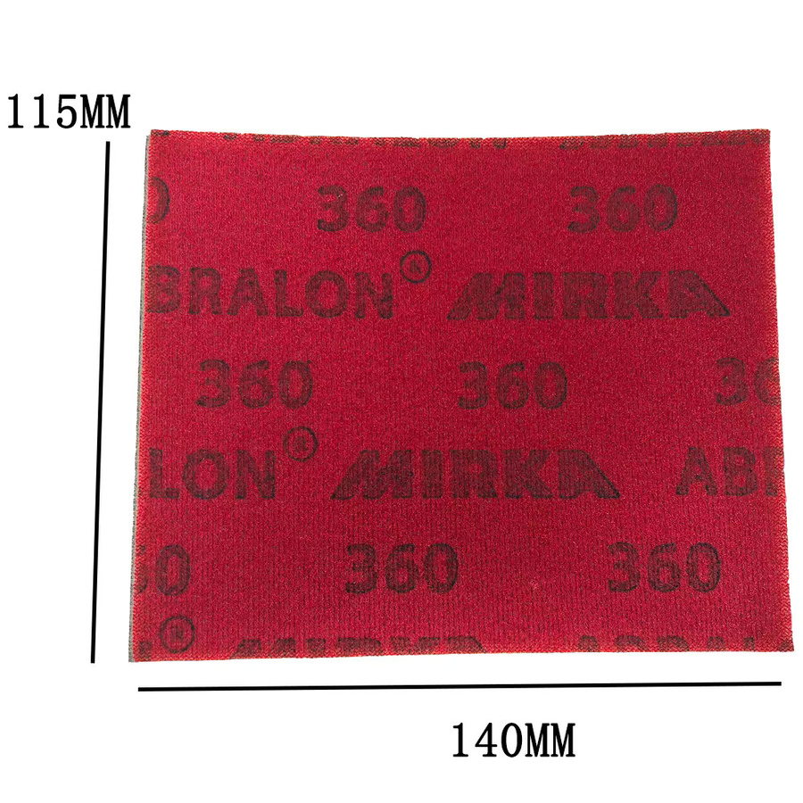 Mirka Abralon Schleifscheibe Schwamm Schleifpapier 360 Körnung für Holz und Auto, Durchmesser: 115 mm, B/T/H: 115 x 140 mm, trocken und nass anwendbar - Bild 2
