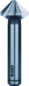 RUKO Kegel- und Entgratsenker DIN 335 Form C 90 Grad HSS Co 5 geschliffen, Durchmesser: 10 mm, Farbe: Silber - Bild 1