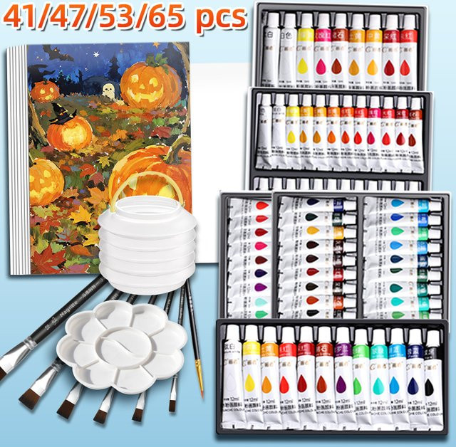 Gouache-Farbset mit 41 Tuben à 12 ml in Mehrfarben für Künstler und Erwachsene - Bild 1