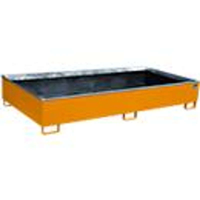 Bauer Südlohn Regalwanne RW 2700-3 PE mit PE-Einsatz, Gelborange, B: 131,5 cm, H: 44,0 cm - Bild 2