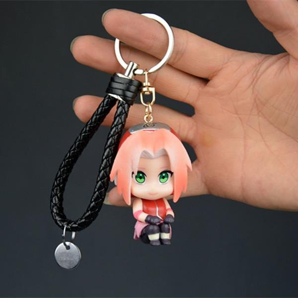 Schlüsselanhänger Naruto Kakashi Gaara Sasuke, Unisex - Bild 1