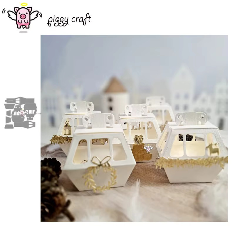 Mmao Craft Metall-Stanzform für Papier und Bastelarbeiten in Weiß - Bild 1