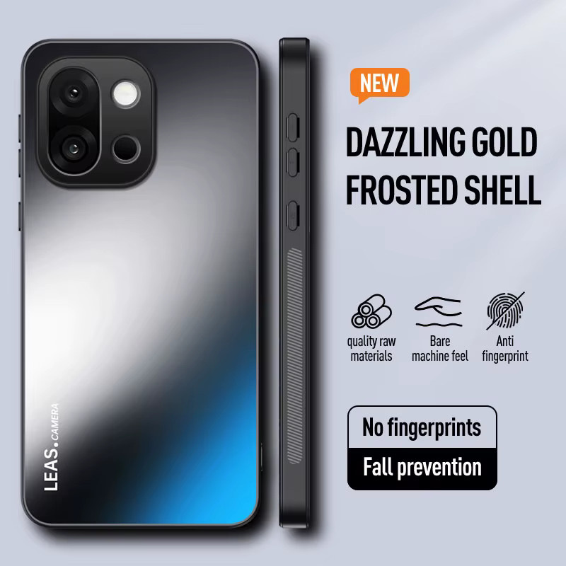 EUCAGR Stoßfeste Handyhülle für OnePlus 15T und OnePlus 15, Mattes Frosted Soft TPU+PC Back Cover, Schwarz - Bild 2