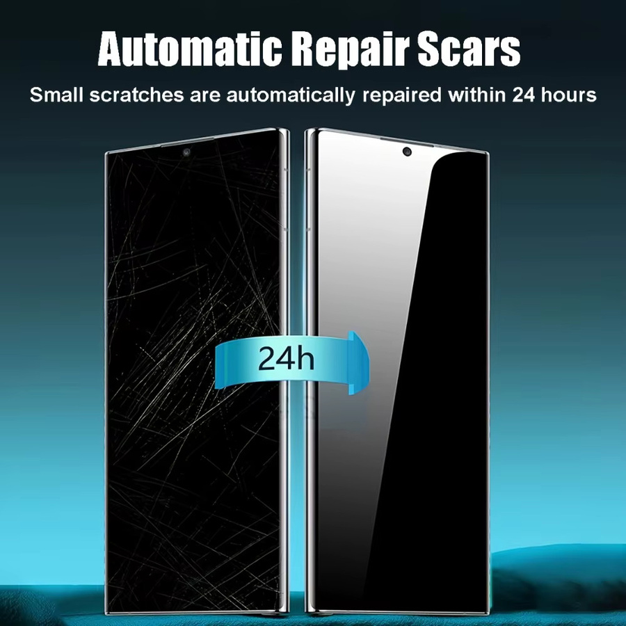 NNBILI 3er Set Anti-Spy Hydrogel Displayfolie für Samsung Galaxy S23 S24 S25 S22 S21 S20 Ultra S10 Plus S20 FE Rand Privatsphäre Schutzfolie Transparent - Bild 3