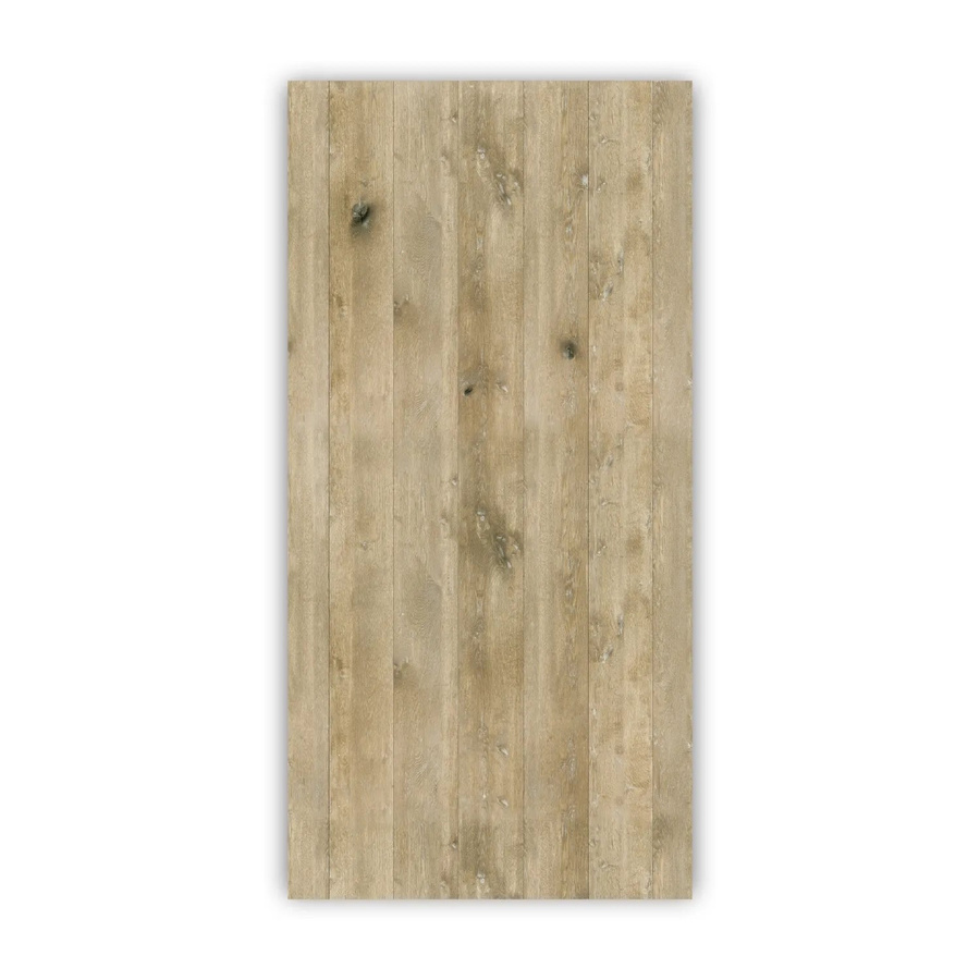 Walllux Duschrückwand Eiche Gekalkt in Holzoptik aus Alu-Verbund, B/H: 125 x 255 cm, Stärke: 3 mm - Bild 2