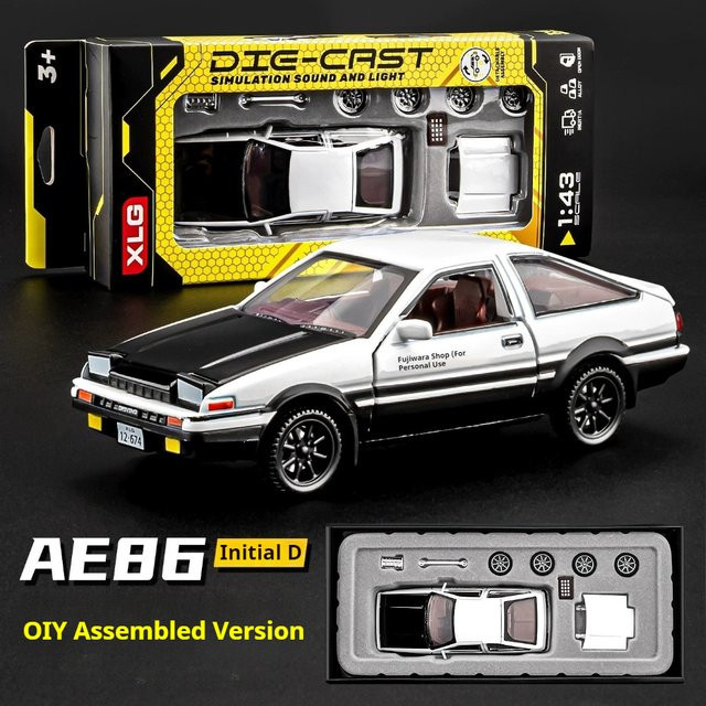 MAKEDA Pagani Zonda R AE86 Modelle, Miniaturspielzeug, 1:43, ab 3 Jahre - Bild 1