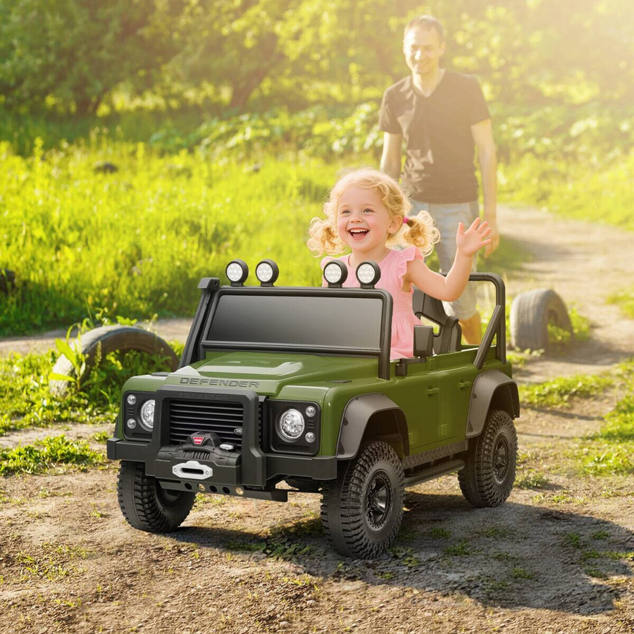 AIYAPLAY Land Rover Defender 110 SVX Kinder-Elektroauto Grün 37-60 Monate - Bild 5