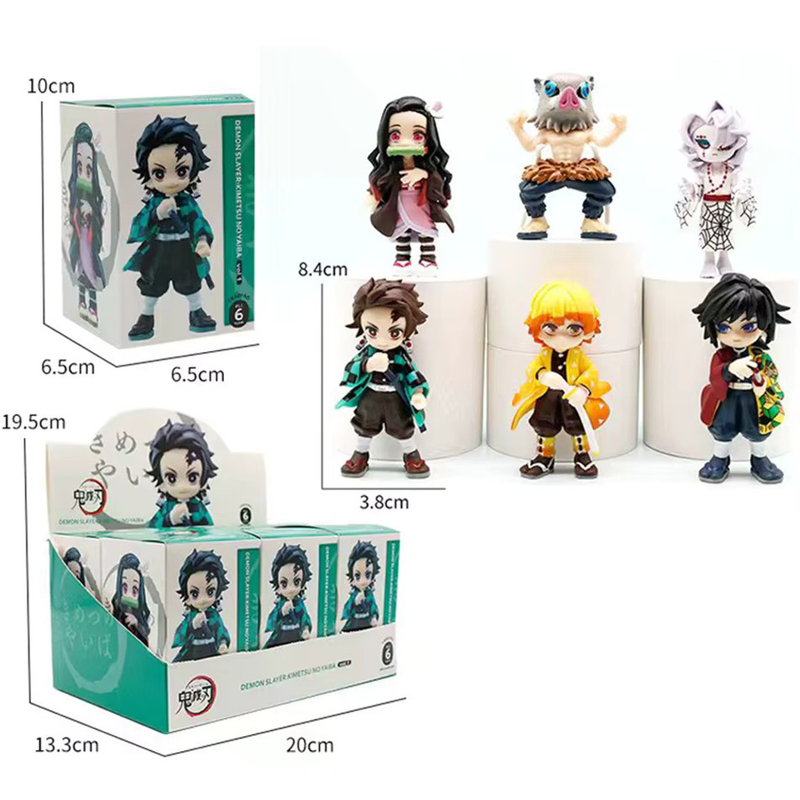 Bandai Demon Slayer Tanjiro Kamado Nezuko Figur, Einzelfigur, PVC - Bild 2