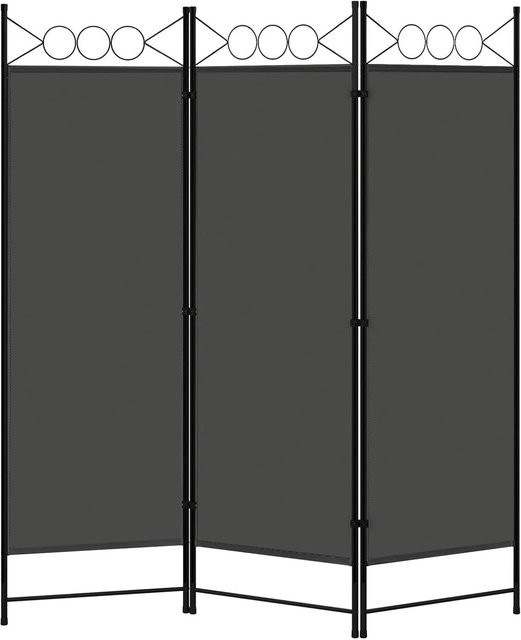 WOLTU Paravent Raumteiler Sichtschutz Dunkelgrau B: 167 cm, H: 172 cm - Bild 1