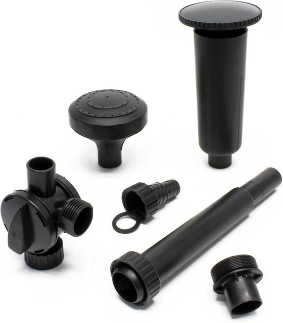 SunSun Aufsatz Set 4 für Springbrunnenpumpen der CQB-, CTP- und CHJ-Serie in Schwarz - Bild 1