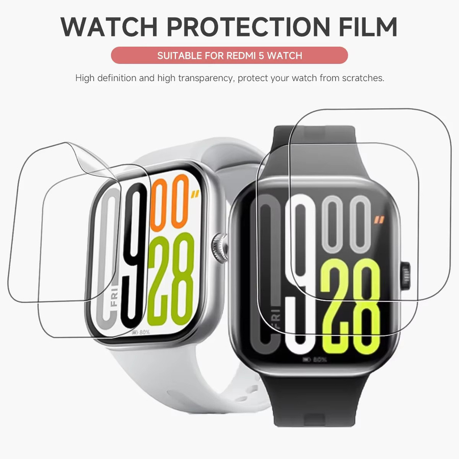 Xiaomi Hydrogel Film für Redmi Uhr 6 5 4, Silikon, transparent - Bild 5