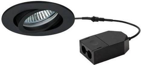 Brumberg LED-Einbauleuchte Schwarz, rund, dimmbar, 5W, warmweiß - Bild 1