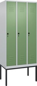 C+P Spind Classic PLUS Spind mit 3 Abteilen, Gestell aus Stahl, H x B x T: 212 x 90 x 50 cm - Bild 1