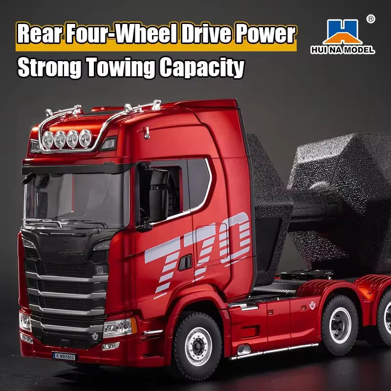 HUINA 1501 RC Truck 770S, Legierung Traktor, 1/18, mit Licht und Sound - Bild 2