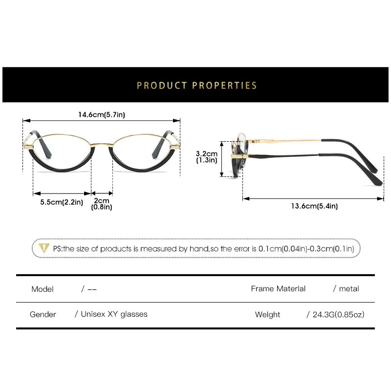 FELRES Lesebrille, Halbrand, oval, Damen, Blaulichtfilter - Bild 2