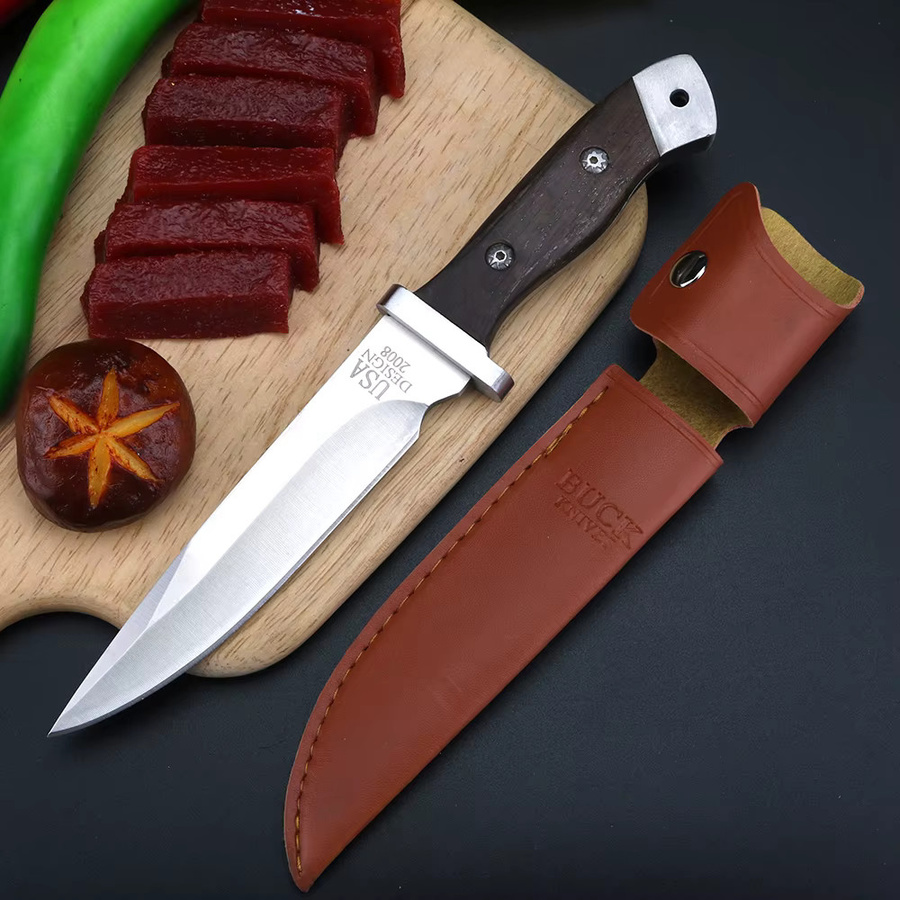 XUAN FENG Steakmesser aus Holz für Obst, Melonen und Grillfleisch - Bild 2