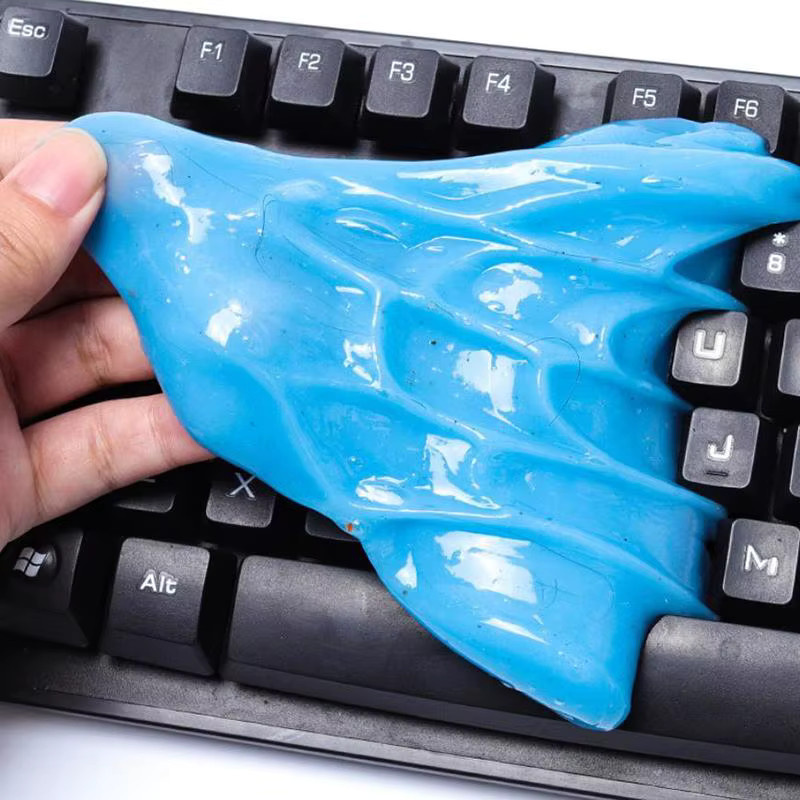 Sommer4 Reinigungsgel in Blau für das Auto, Tastatur und Notebook als universeller Reinigungs-Schleim für den Innenraum - Bild 5