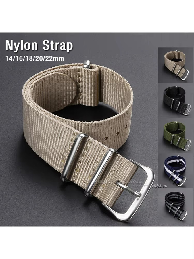 HQstrap Uhrenarmband Nylon, Klassisch, Unisex - Bild 3