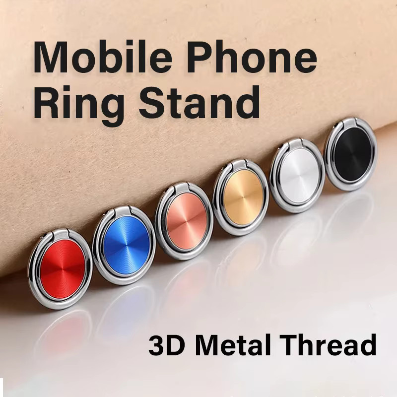 WSSHE Magnetischer Handyring in Gold mit 360 Grad Rotation als Halter und Ständer für dein Smartphone - Bild 6