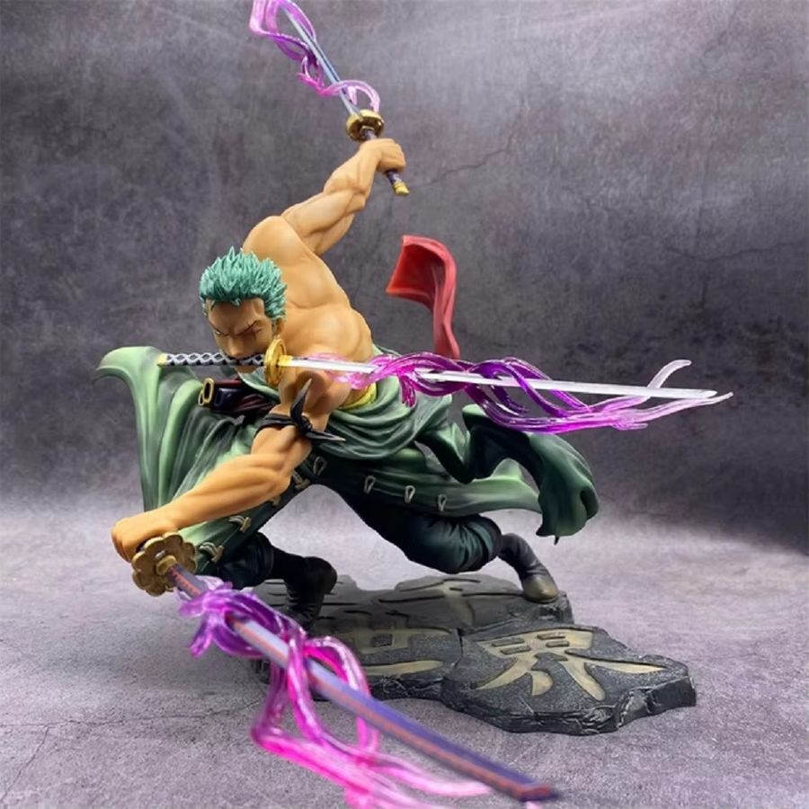 Bandai One Piece Anime Figur Roronoa Zoro Three Thousand Worlds Bath Blood Actionfigur Multicolor - Bild 2