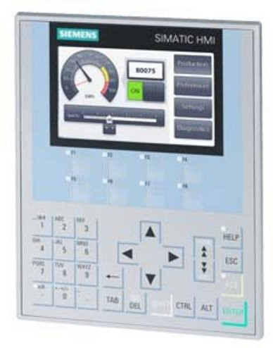 Siemens SPS-Display 6AV2124-1DC01-0AX0 in Grau mit Profinet und MPI/Profibus-DP - Bild 1