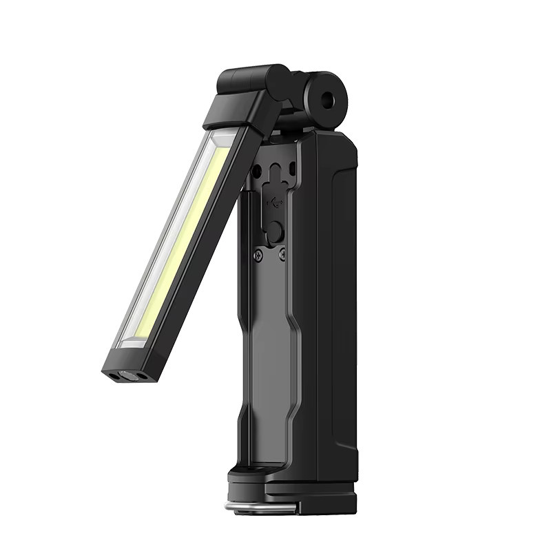 SUPERFIRE LED Arbeitsleuchte und COB-Taschenlampe in Schwarz mit verstellbarem Magnetfuß und wiederaufladbarem Akku - Bild 6