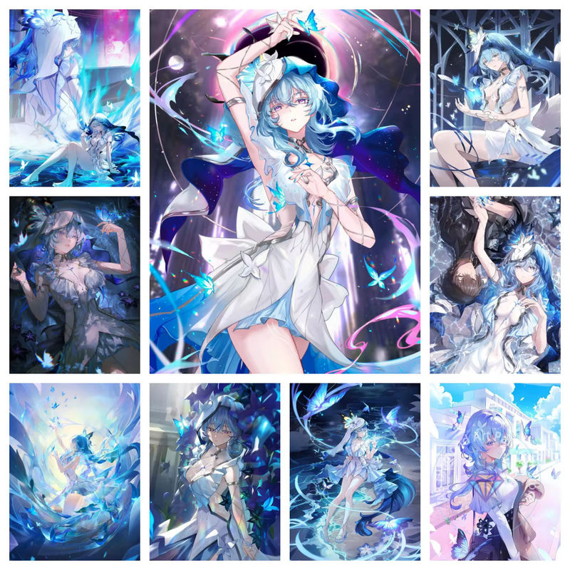 W-Wuthering-Wave-e-Cute Diamant-Malerei-Set mit Verina und Rover ShouAnRen im Anime-Stil, 5D-Diamant-Stickerei als Kreuzstich zur Heimdekoration, mehrfarbig - Bild 3