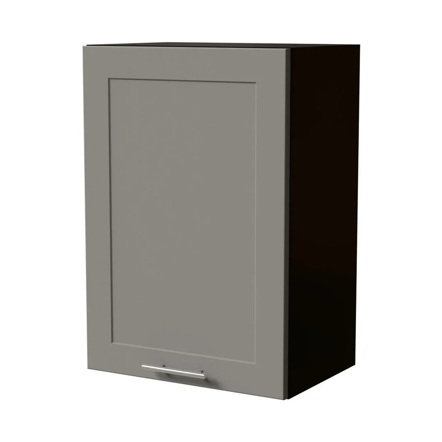 Feldmann-Wohnen Hängeschrank Oslo W2 Küchenschrank in Schwarz und Staubgrau Matt, B/T/H: 50 x 32,5 x 72 cm - Bild 2