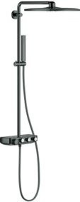 Grohe Duschsystem Euphoria SmartC 310 Cube D mit AP-Thermostat und Regendusche in Anthrazit Hard Graphite - Bild 1