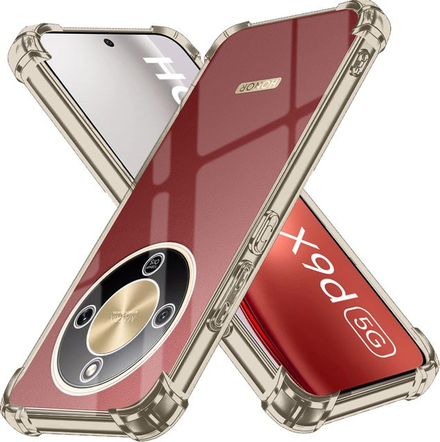 Honor X9d 5G Schutzhülle aus klarem Silikon, 1,5 mm Dicke, Transparent - Bild 1