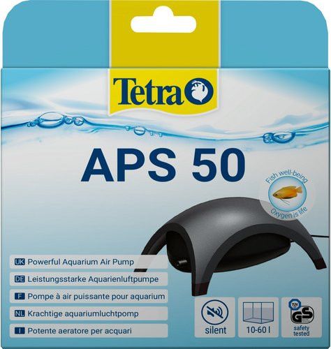 TETRA Aquarium Luftpumpe APS 50 in Schwarz - Bild 1