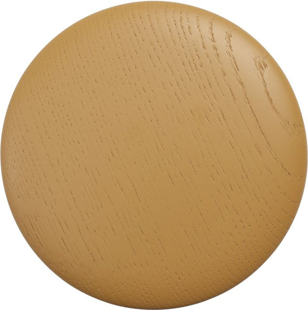 Muuto Dots Wood Scandinavian Distributed Point Hooks in Orange und Braun Matt - Bild 1