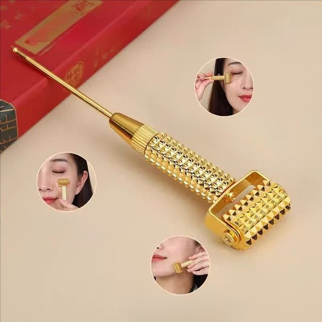 DUTRIEUX Gesichtsreflexzonen-Massagegerät, Akupunkturstift für Gesicht und Körper - Bild 1