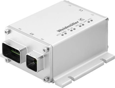 Weidmüller IE-CDR-V14MRJ/VAPM-C PROFINET Repeater in Weiß - Bild 1