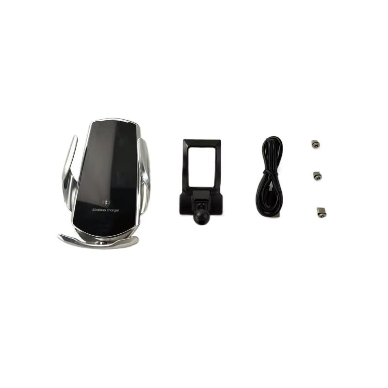 Kabellose Auto-Ladestation mit 15W Schnellladefunktion und automatischer Klemmung für Toyota C-HR (2014-2018), Schwarz - Bild 2