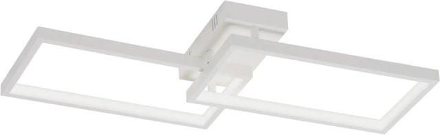 NETTLIFE LED Deckenleuchte aus Metall in Weiß, dimmbar, modern, Länge: 80 cm - Bild 1