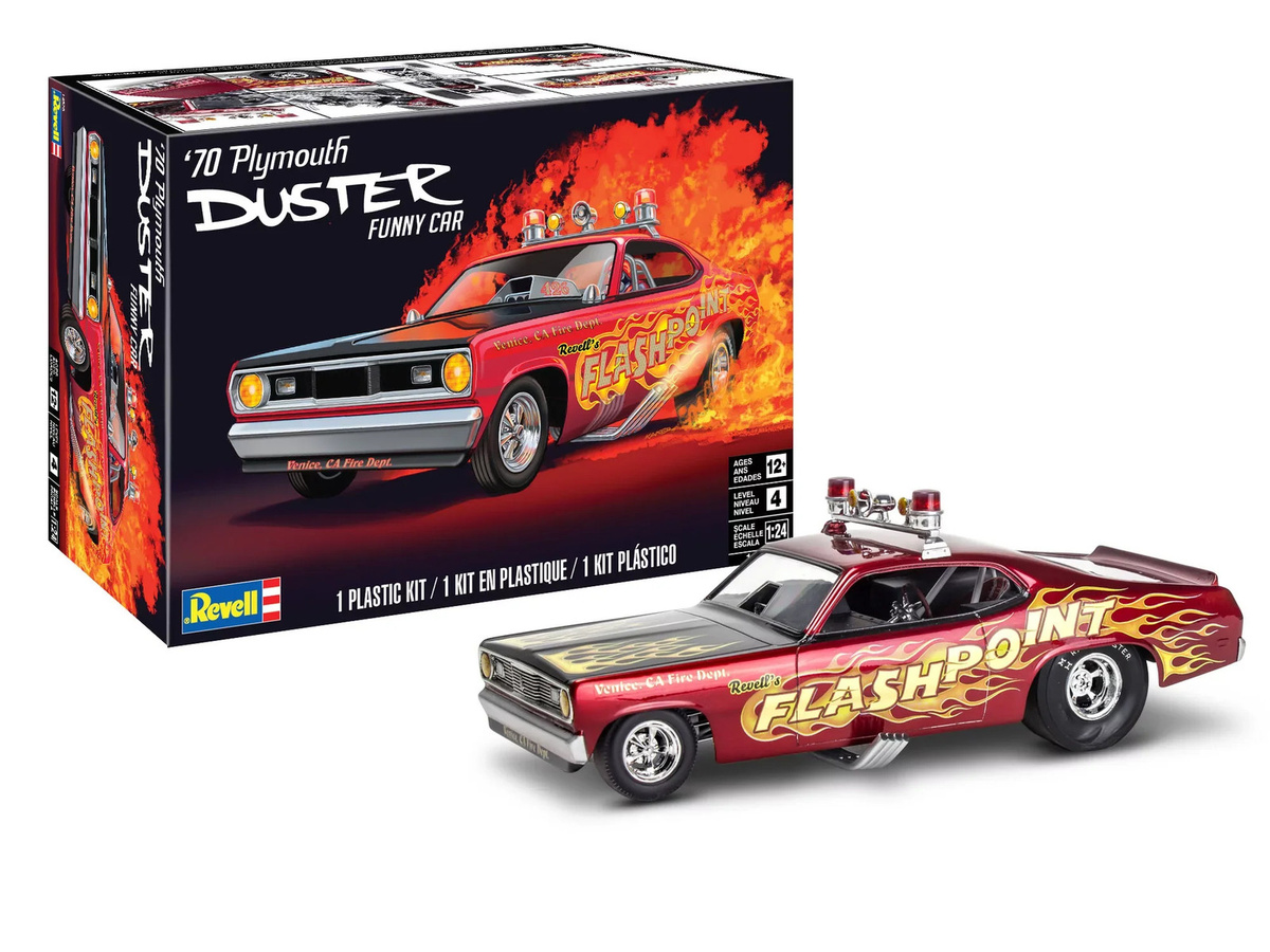 Revell 70 Plymouth Duster Funny Car, Automodell Bausatz, 1:24 - Bild 2