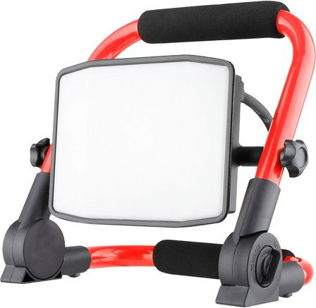 E2 LED Baustrahler 30 W in Rot mit IP65 Schutzklasse und verstellbarer Ausrichtung - Bild 1