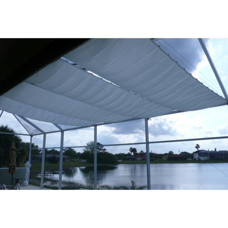 PEDDY SHIELD Sonnensegelbausatz rechteckig aus Polyester in Silbergrau B/B: 330 x 140 cm - Bild 2