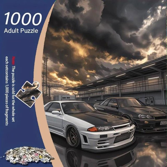 AZNM Japanische Rennwagen, Puzzle, 1.000 Teile - Bild 1