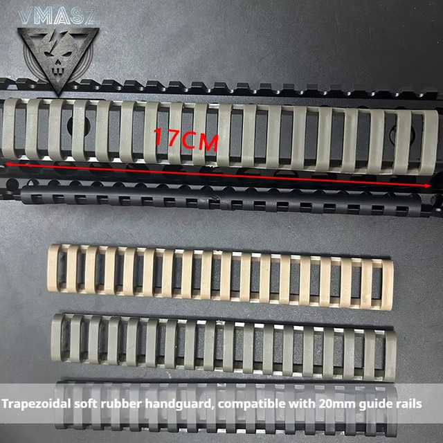 VMASZ MK18 Leiter-Gummischutzstreifen, Kompatibel mit 20mm Führungsschienen HK416 M4 A1 - Bild 1