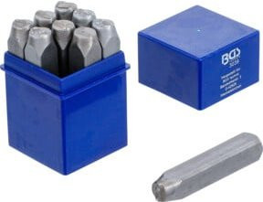 BGS Einschlagzahlen aus Stahl 10 mm - Bild 1