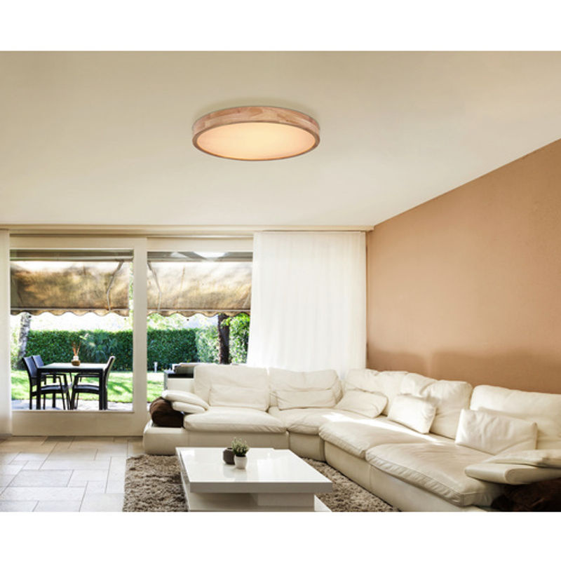 GLOBO LIGHTING Deckenleuchte RAINER in Beige mit LED und Fernbedienung, höhenverstellbar - Bild 2