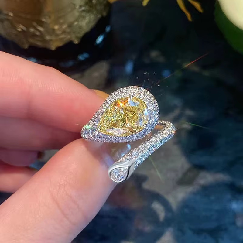 Huitan Ring, Silber, Zirkonia, Damen - Bild 2