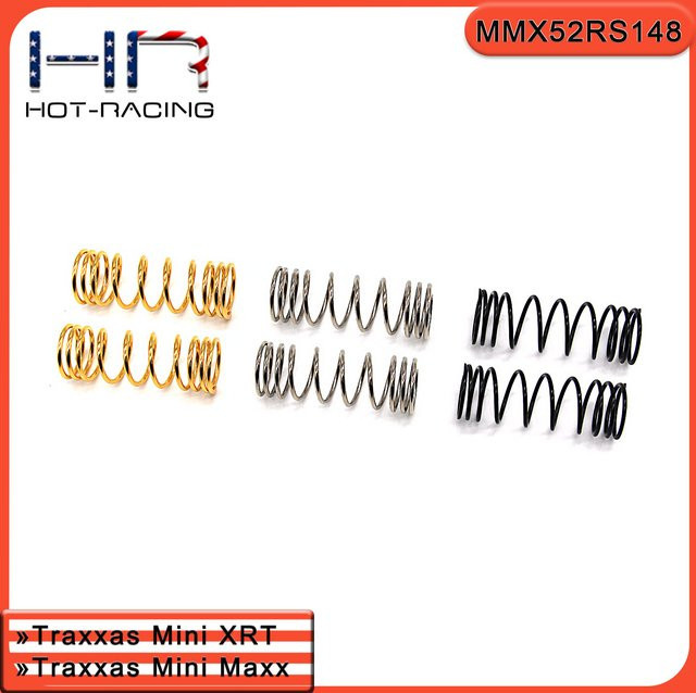 Hot Racing Progressive Rate Rs Hinterradfedersatz Mini Maxx XRT, Zubehör, Metall - Bild 1
