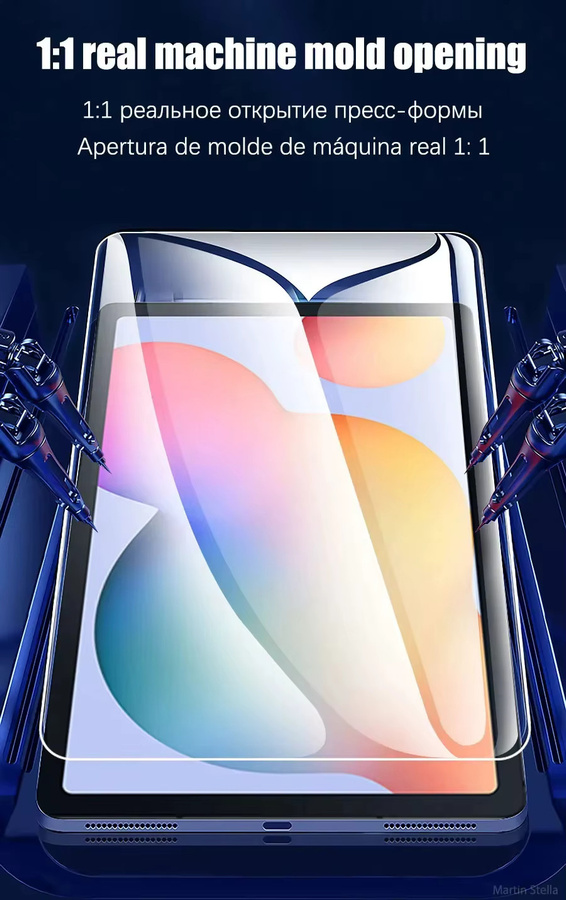 2er-Set gehärtete HD-Glas Displayschutzfolie für Samsung Galaxy Tab A9 8,7 Zoll in Transparent - Bild 4
